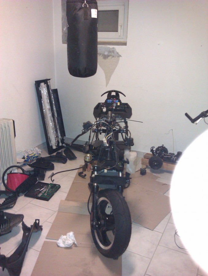 mein roller aber noch nicht fertig