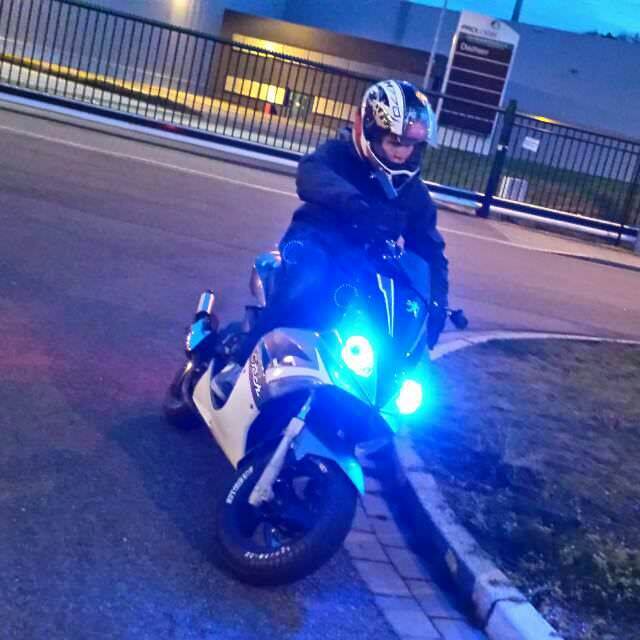 Maximale Schräglage :D ;)