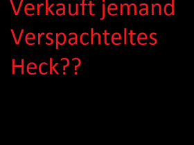 Suche verspachteltes heck
