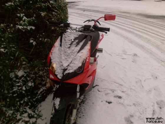 schnee :) :(