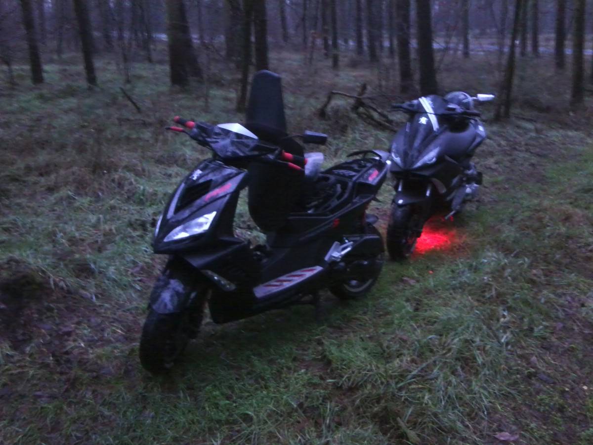 mit nem kumpel unterwegs gewesen :D