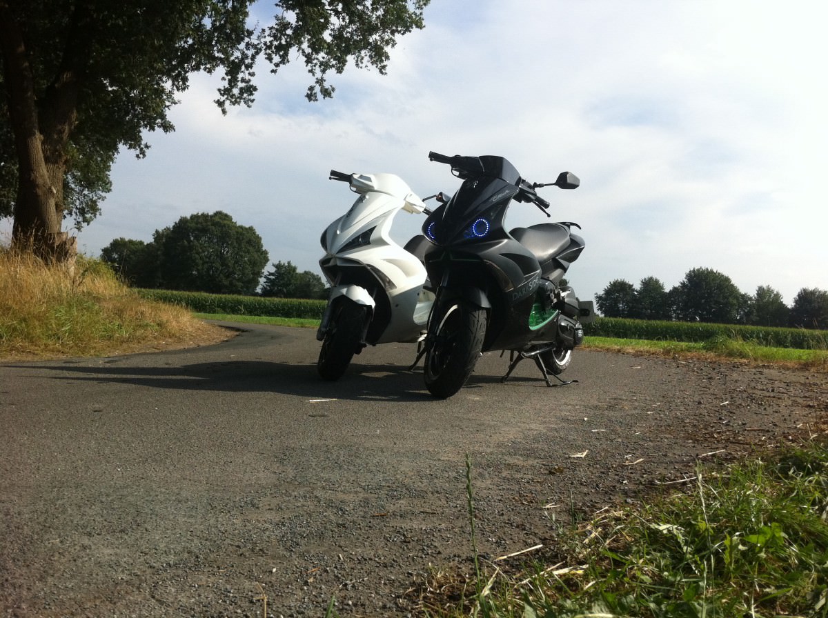 mit kumpel rumgefahren (: