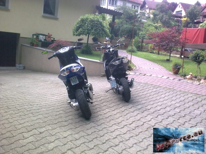 Vom Kumpel (der blaue) und von mir