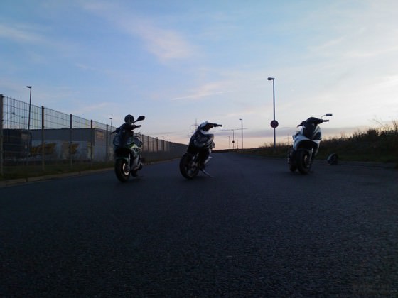 Mein Aerox Und kumpels Jetty