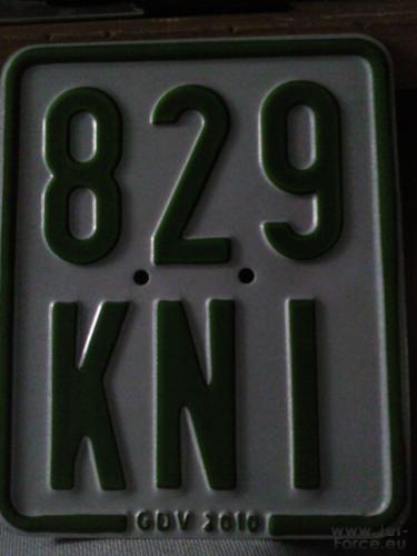dat neu kennzeichen für 2010