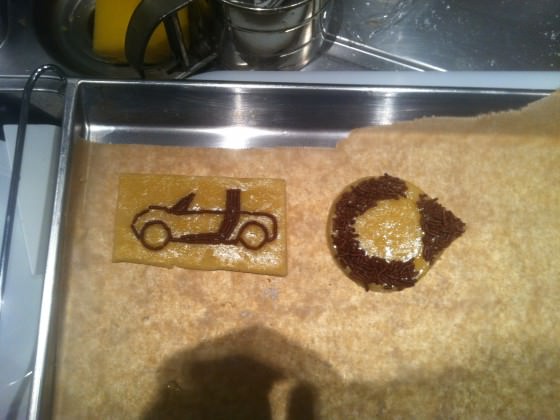 In der Weihnachtsbäckerei. ^^