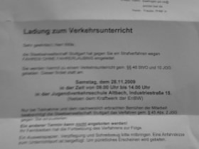 scheiß bullen schon der 3 brief (5 stunden wieder verkehrsschule