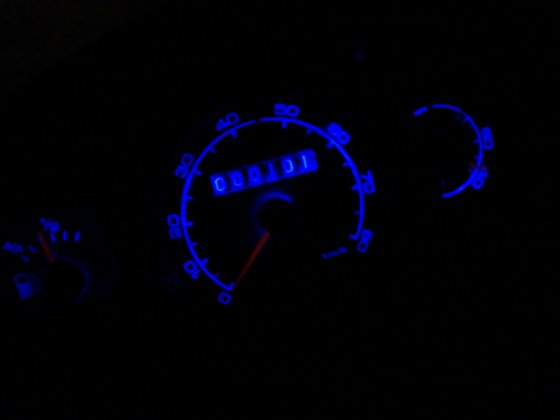 Blaue Tachobeleuchtung *_*