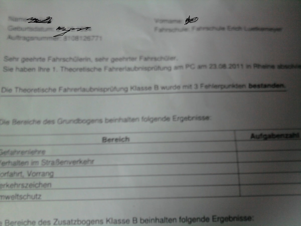 Heute Bestanden:) Endlich!