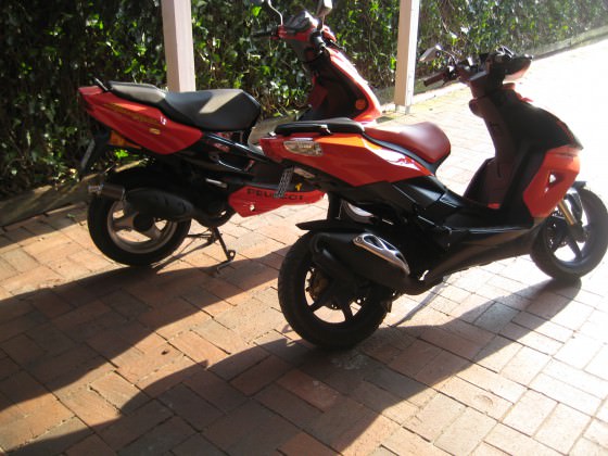 Meine SR 50 R Factory <3 &nd die Speedy von meinem Dad :P