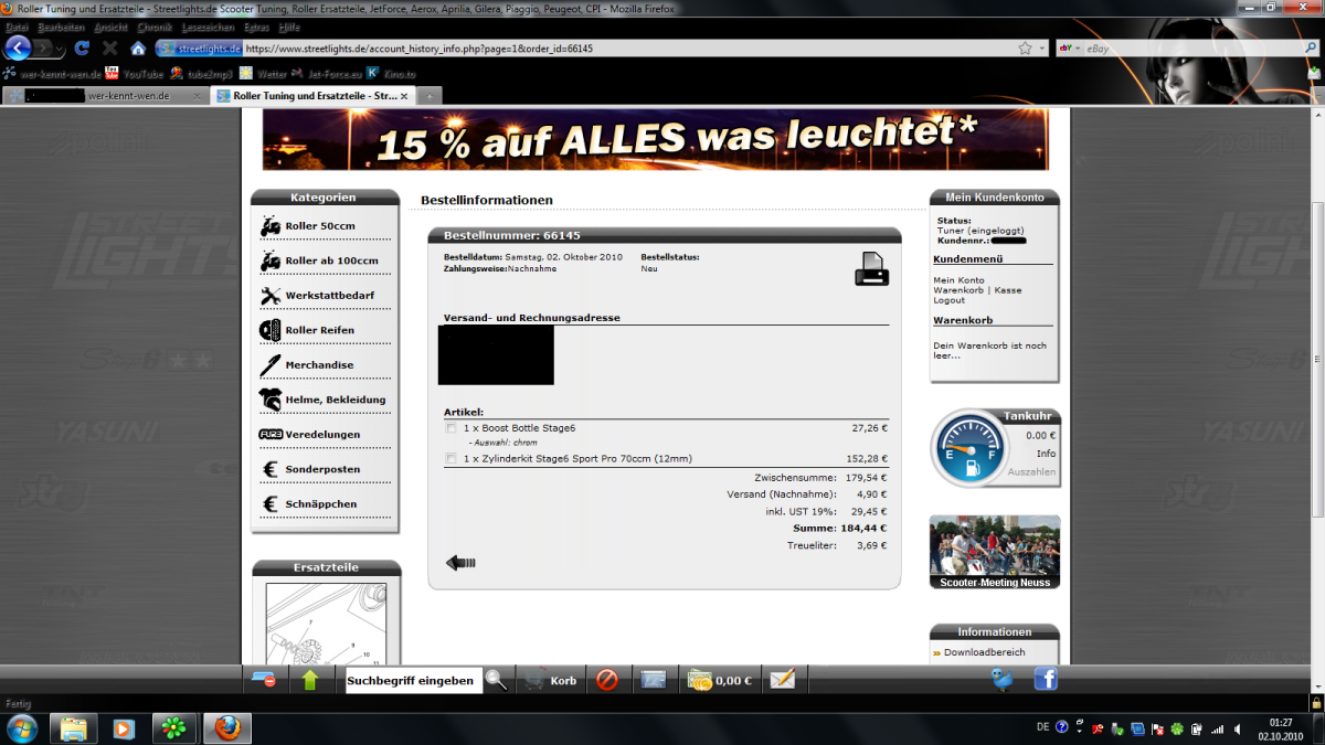 Bestellung