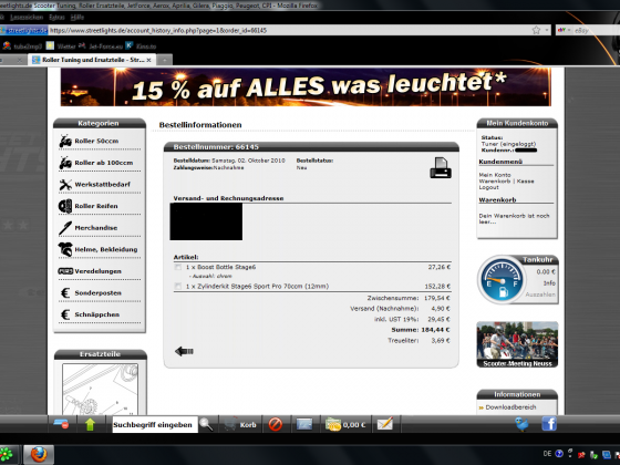Bestellung