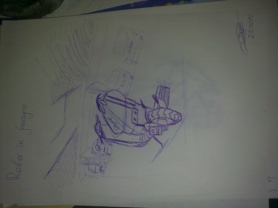mal ein bissel im unterricht gemalt