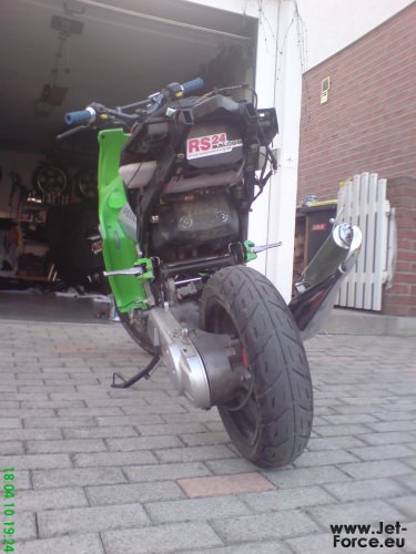 70 ccm eingebaut
