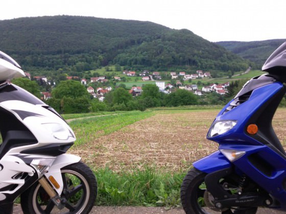 Mit Kumpels und mein böser Blick :)