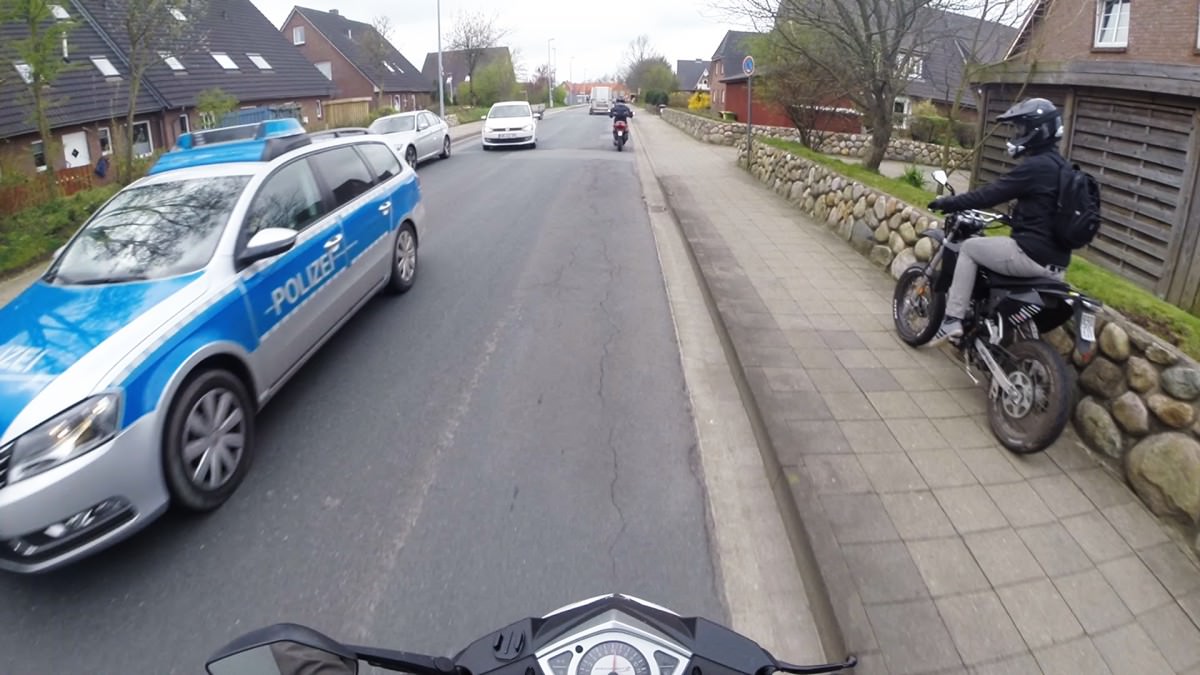 Polizei Begegnung