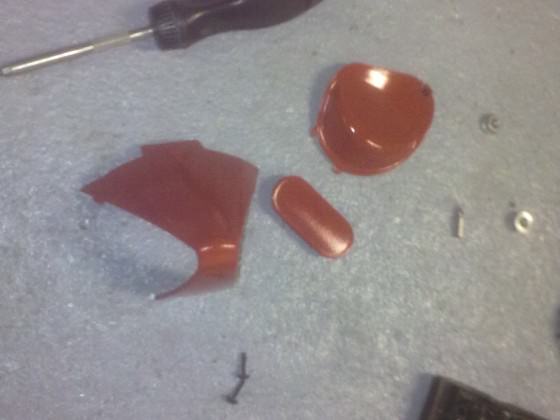 Gelackt selber 1. mal xD Rot Und Schwarz matt