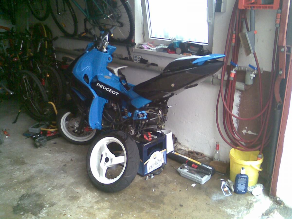 So neue stellung in der Garage