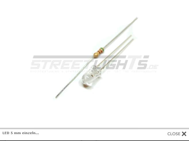 LED 5 mm rund Blau
