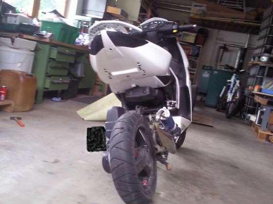 Mein Heck & Der Würfel als Radkappe :D