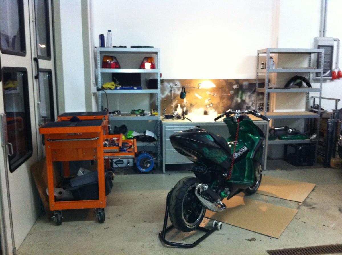 neue werkstatt:)