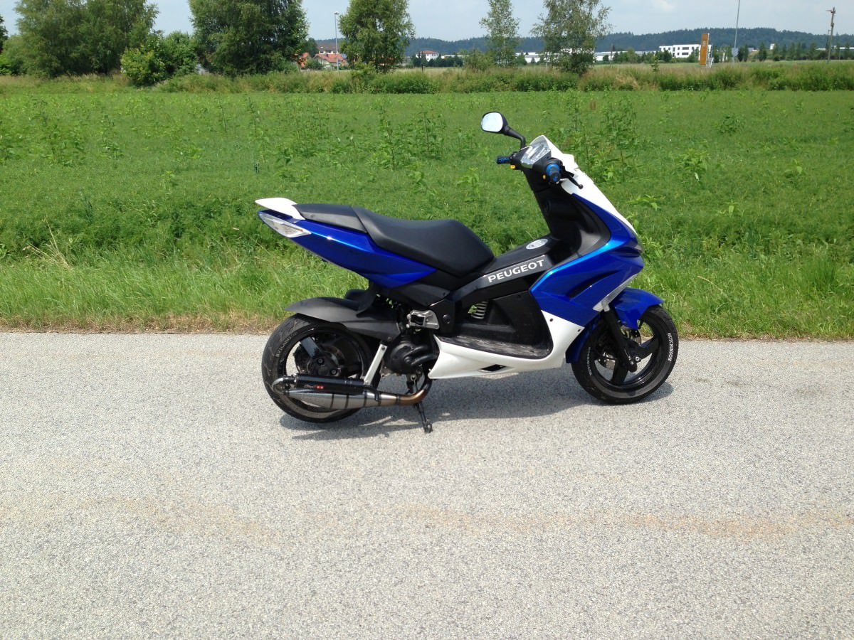 Stage6 keeway auspuff auf jetforce
