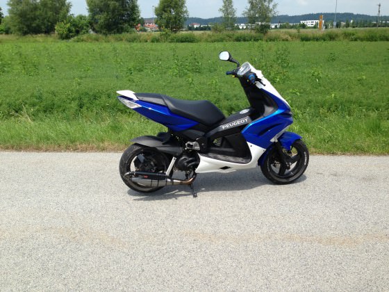 Stage6 keeway auspuff auf jetforce