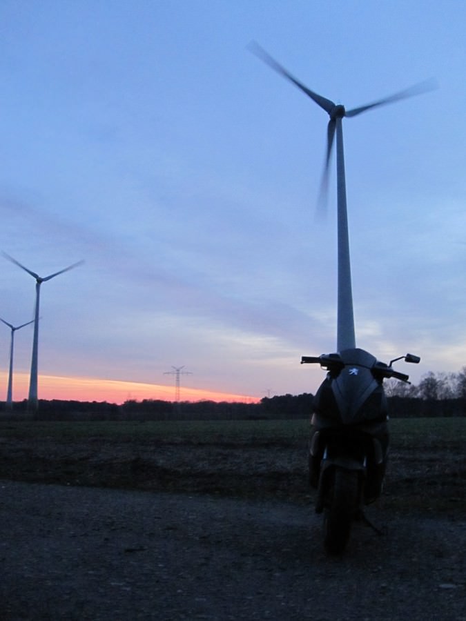 Im Windpark :)