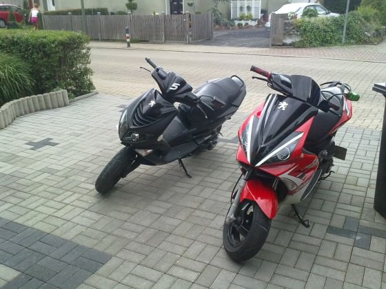 Heute den Speedfight vom Kumpel nach Hause geschoben.
