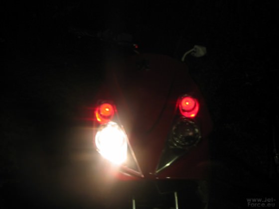 meine roten standlichter sieht mann extrem geil xD
