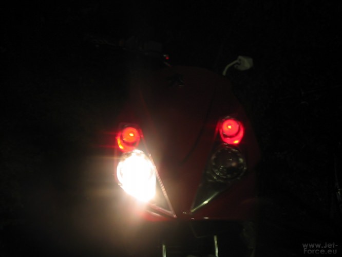 meine roten standlichter sieht mann extrem geil xD