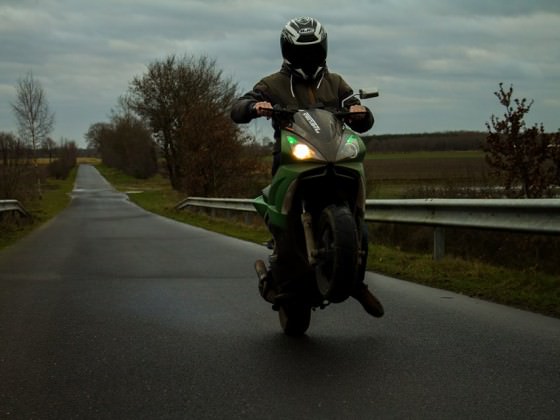 wheelies geübt :)