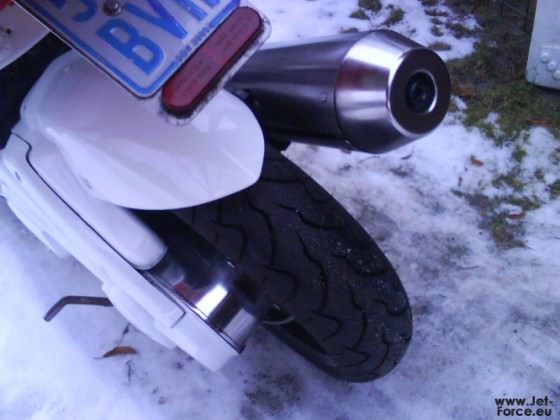 Pott und Motorblock
