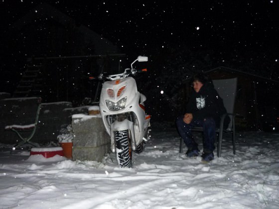 Yow, Yow, Yow. It's snow! :D