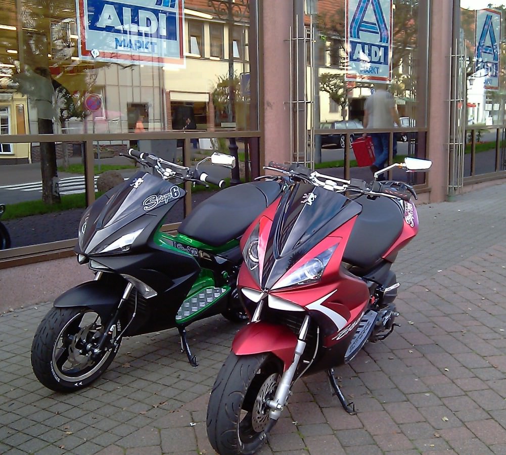 Red-racers bb geholt:) dann ab durch die stadt!