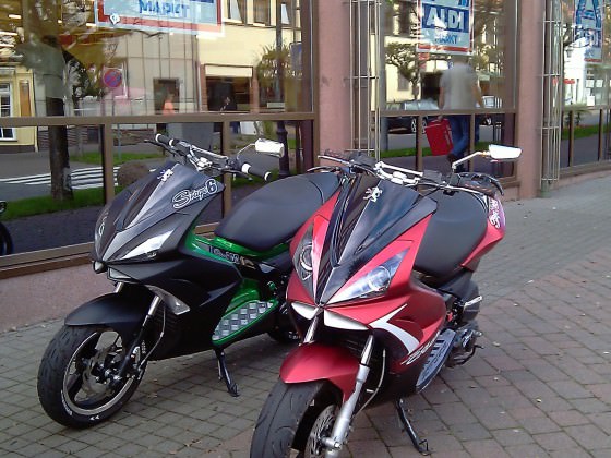 Red-racers bb geholt:) dann ab durch die stadt!