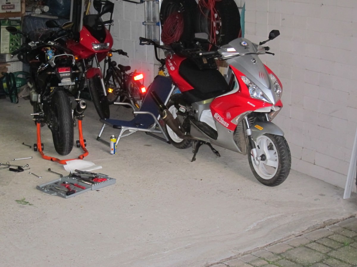 TGB Bullet verkauft und Yamaha TZR mit Saison-Kennzeichen gekauft :)