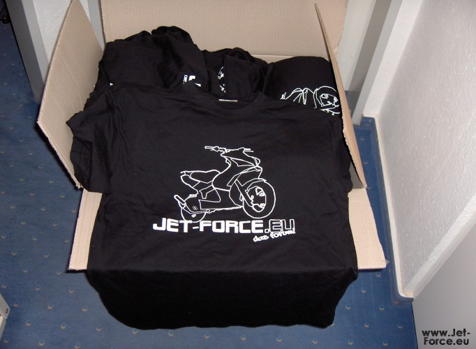 Die Jet-Force.eu T-Shirts sind da