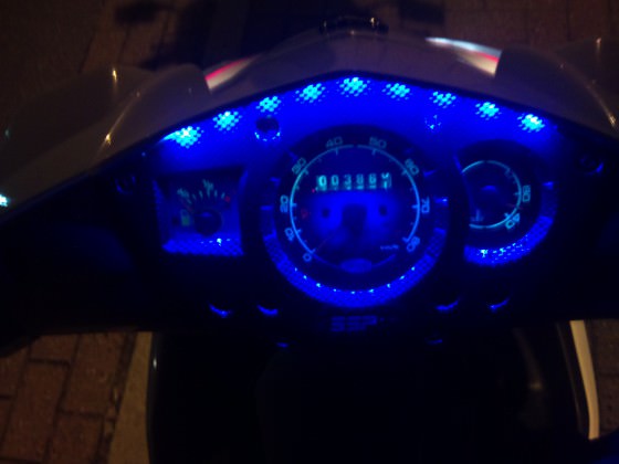 LED´s unter der tacho blende