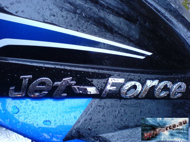 Jet-Force Chrom Schriftzug