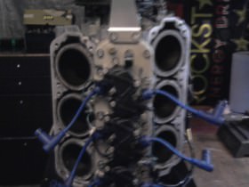 Unser Rennboatsmotor 300 PS V6 2 Takt