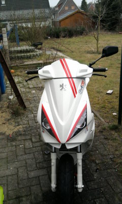Gewaschen + neuen BB + neue Rallystreifen