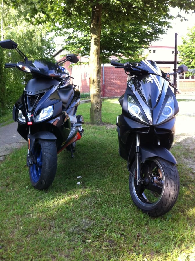 Kumpel hat seinen Aprillia bekommen