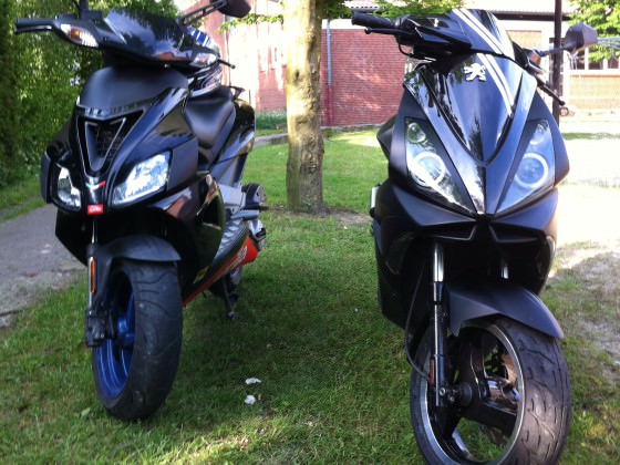 Kumpel hat seinen Aprillia bekommen