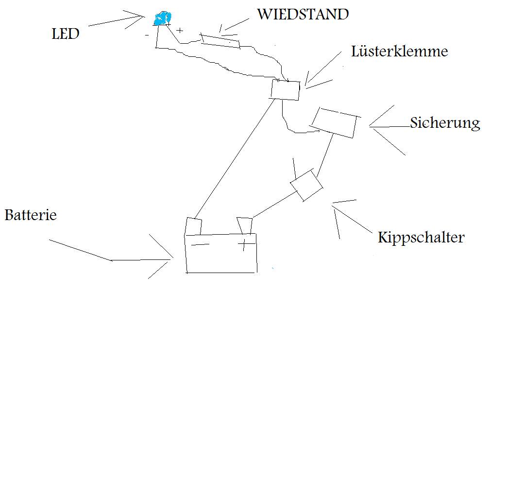 Led Schaltung so Richtig  ?