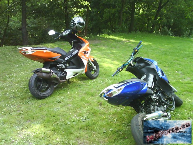 Mein roller und von Kollegen