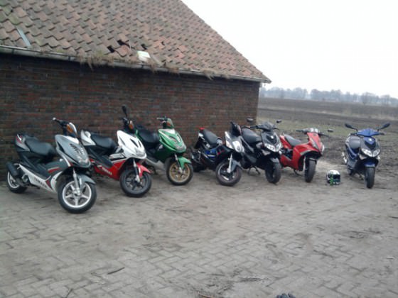 mal mit nen paar rollern unterwegs