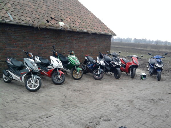 mal mit nen paar rollern unterwegs