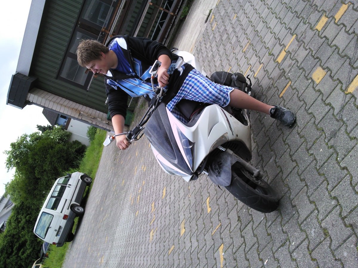 MEINE kleine lieblings BIATCH xD heute ma erste runden gedreht xD