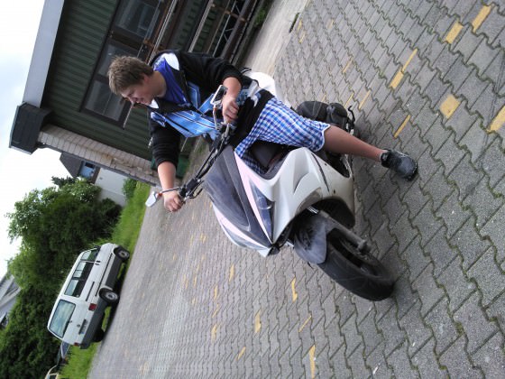 MEINE kleine lieblings BIATCH xD heute ma erste runden gedreht xD